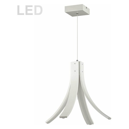 Dainolite 28W Pendant, Matte White ALN-174P-MW